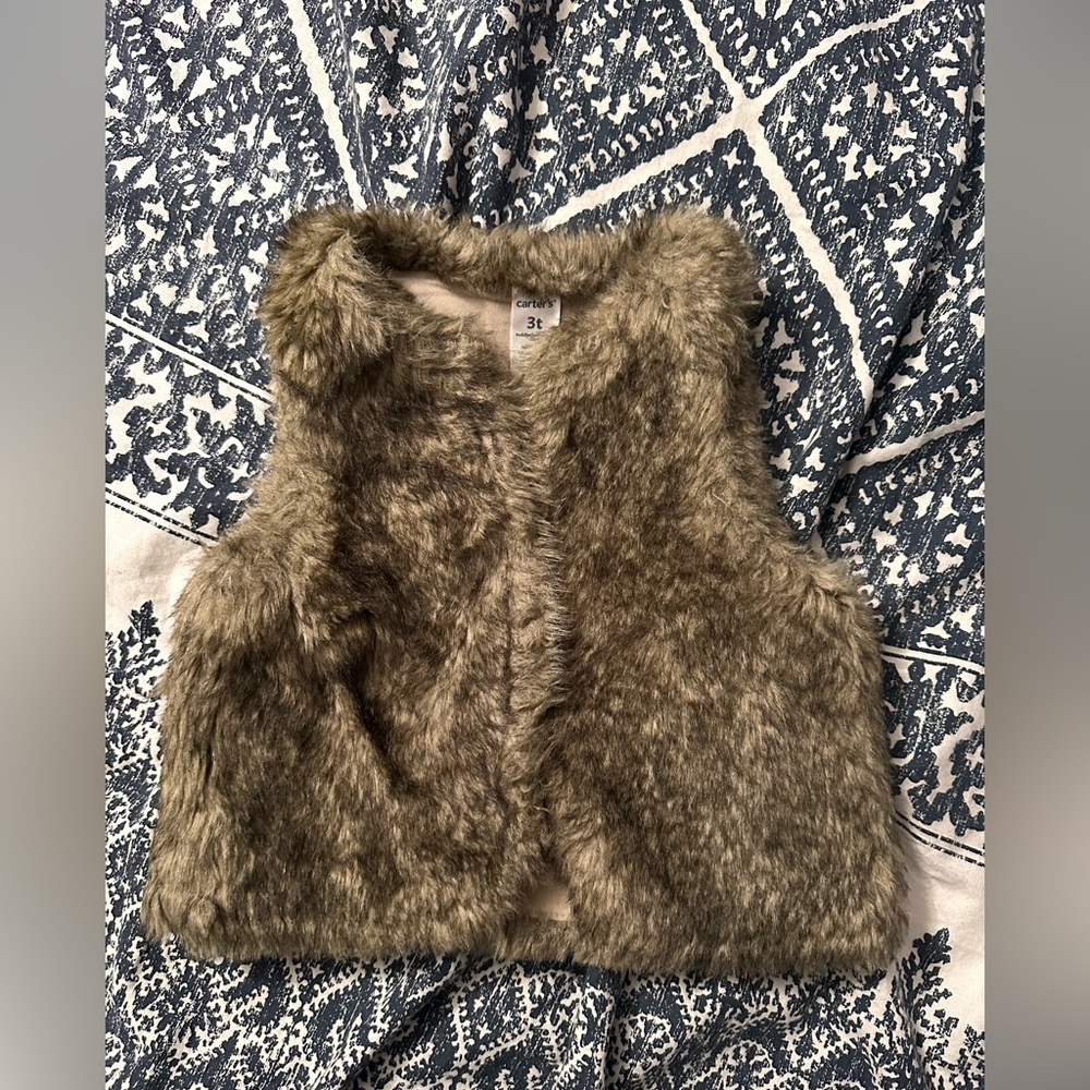 Fuzzy vest